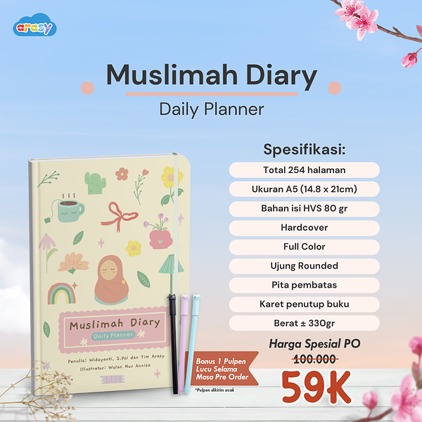 Muslimah Diary ; Daily Planner 